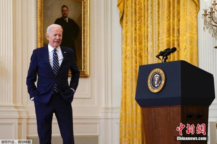 資料圖：美國(guó)總統(tǒng)拜登。