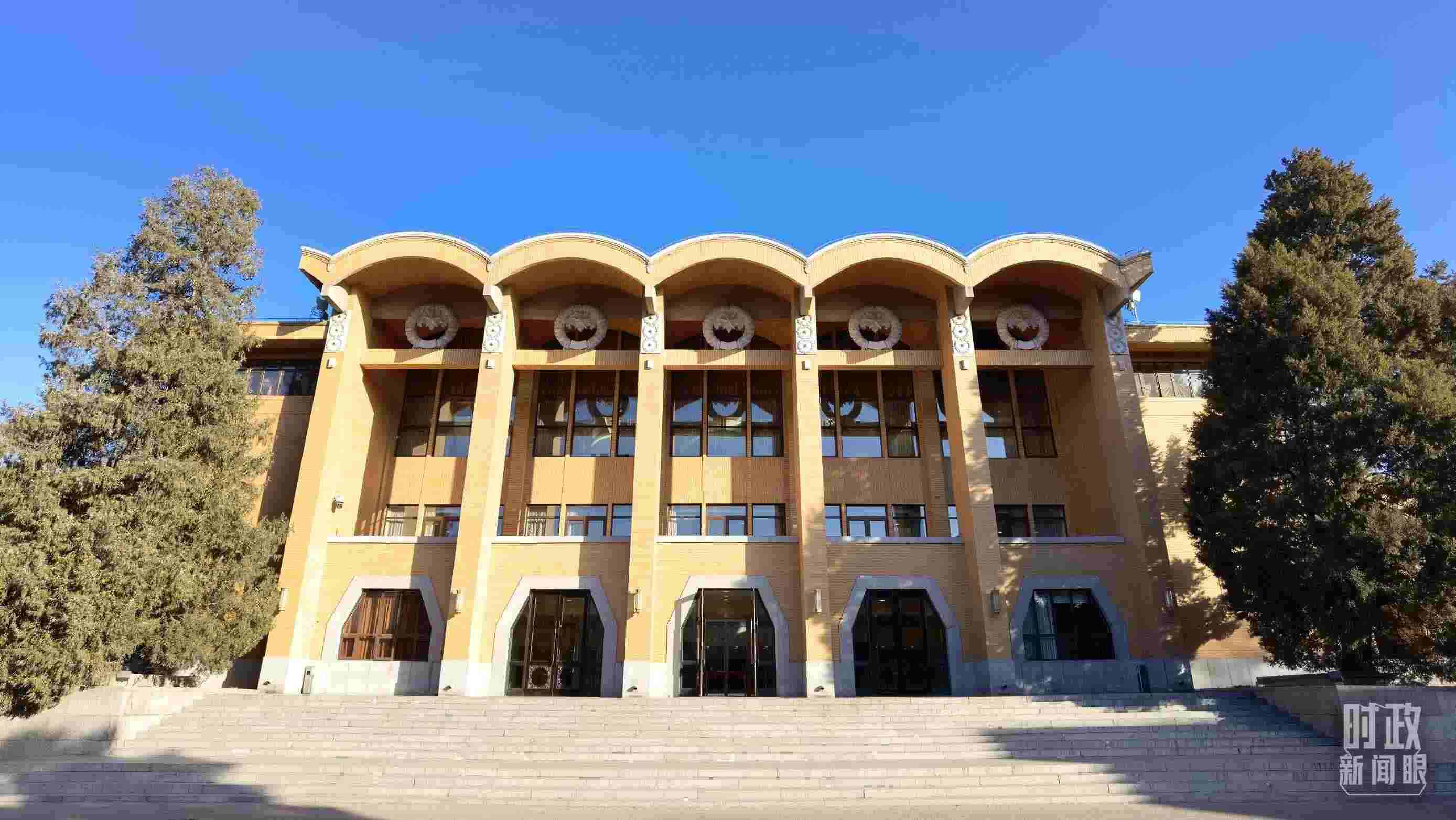 △2023年3月1日，中央黨校建校90周年慶祝大會在這里舉行。（總臺央視記者石丞拍攝）