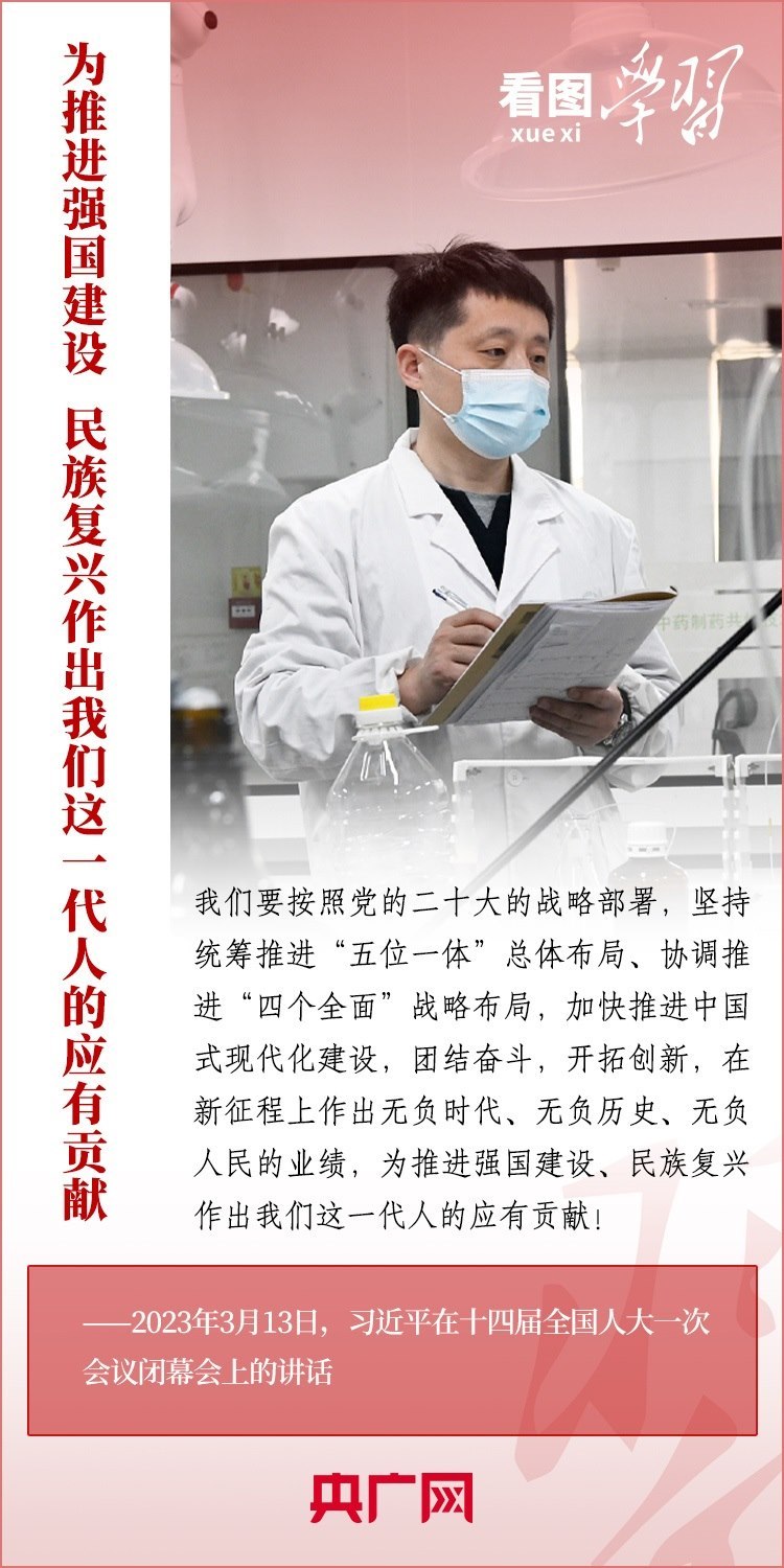 看圖學(xué)習(xí)丨為推進(jìn)強(qiáng)國建設(shè)、民族復(fù)興作出我們這一代人的應(yīng)有貢獻(xiàn)