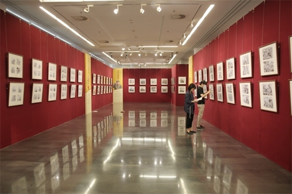 展覽現(xiàn)場。出版社供圖