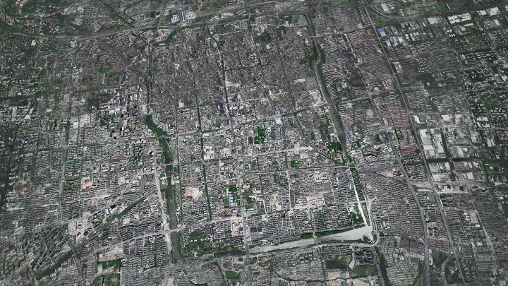 平江歷史文化街區(qū)現(xiàn)存整體布局與宋代《平江圖》基本一致。