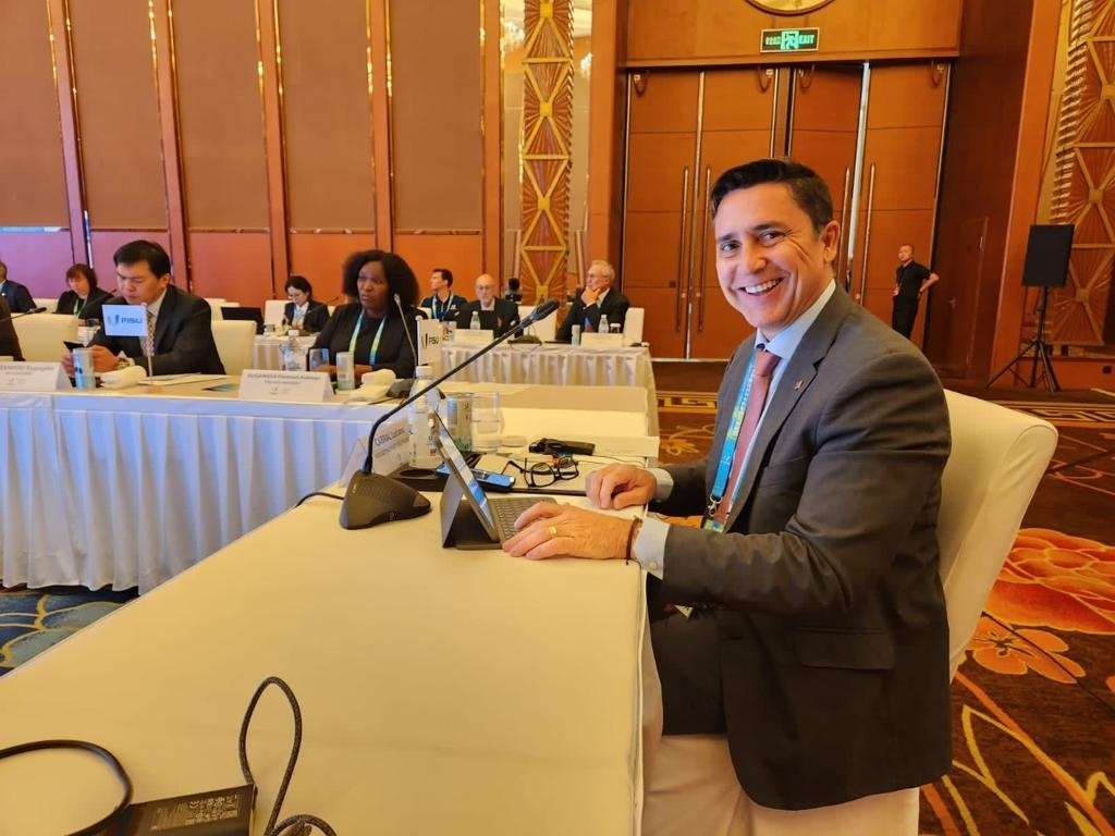 巴西大學生體育聯(lián)合會主席盧西亞諾·卡布拉爾(受訪者供圖)