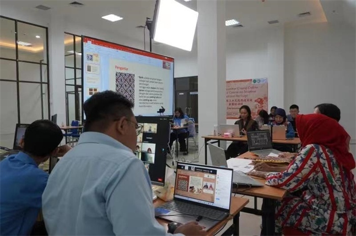 活動現(xiàn)場。供圖：印尼三一一大學(xué)孔子學(xué)院