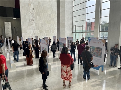 獲獎(jiǎng)作品展現(xiàn)場(chǎng)。中國(guó)駐圣保羅總領(lǐng)館供圖