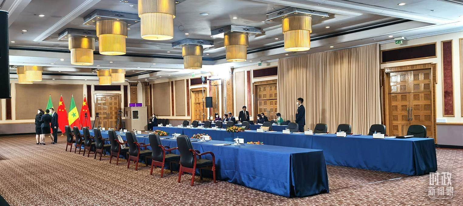 △23日下午，4場會見在這里舉行。（總臺央視記者郭鴻拍攝）