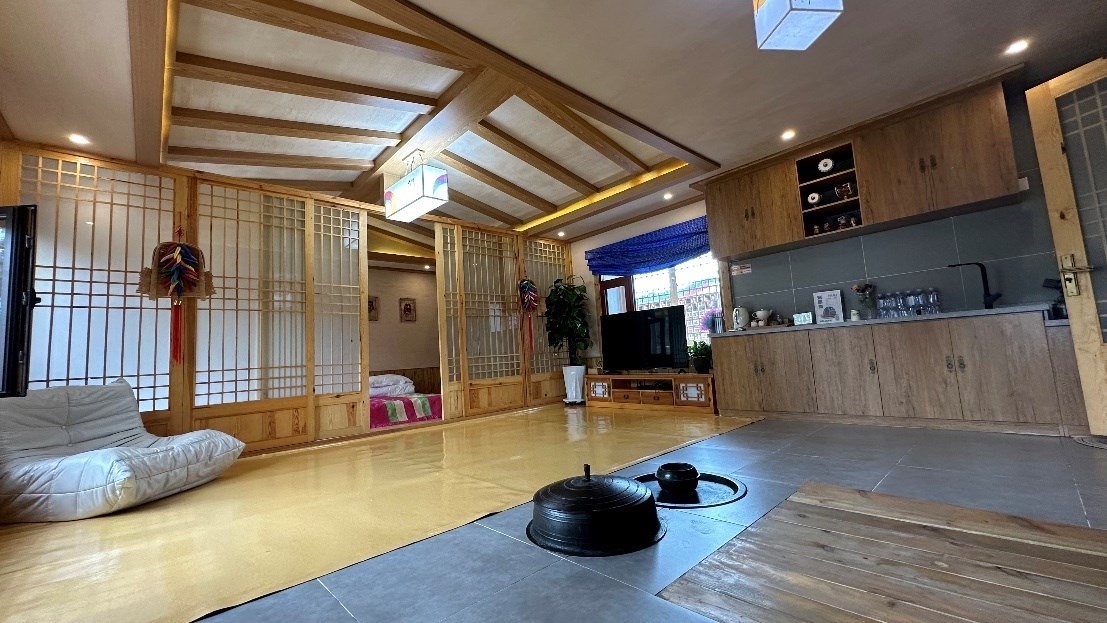 具有朝鮮族特色的民宿。人民網(wǎng)記者 金洪花 攝