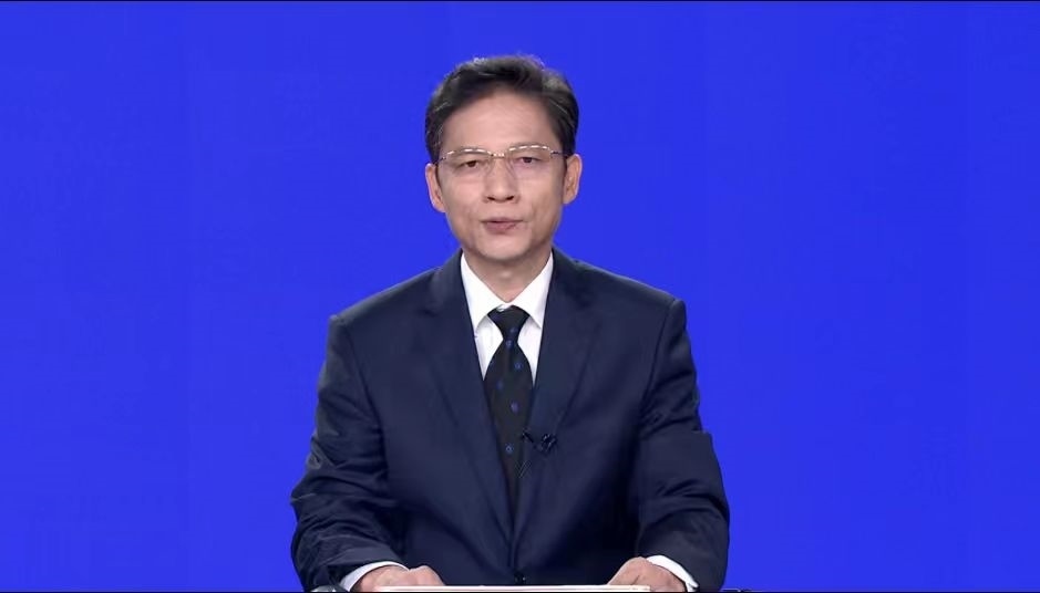 劉昆致辭。中國駐東盟使團供圖