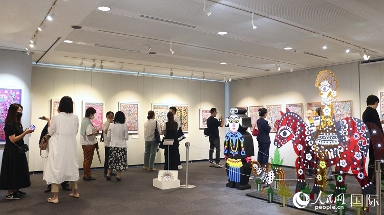 到場民眾觀看展覽。人民網(wǎng) 許可攝