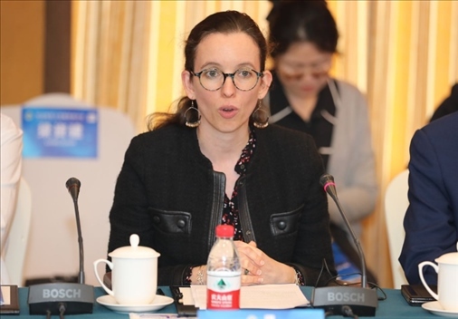 法國駐華大使館公使銜參贊白美燕致辭。主辦方供圖