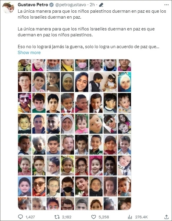 巴以爆發(fā)新沖突后,他再指西方“雙標(biāo)”