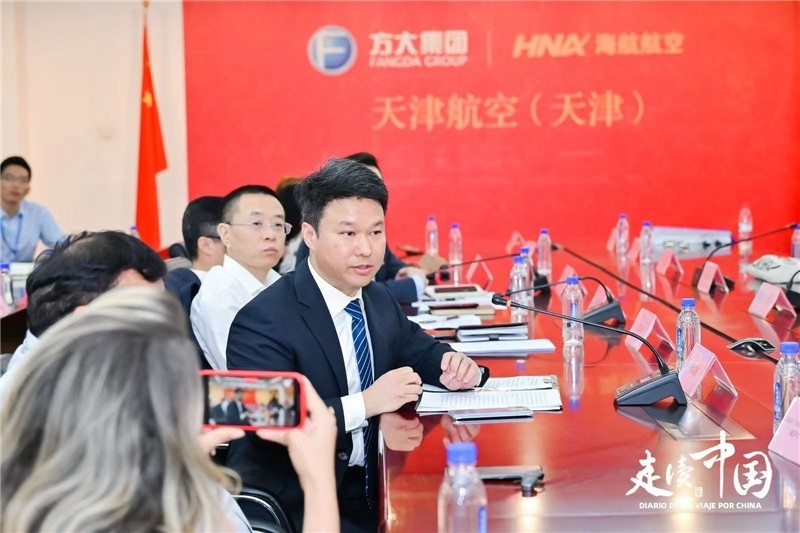 巴航工業(yè)大中華區(qū)商用飛機(jī)客戶支援經(jīng)理?xiàng)詈２?。主辦方供圖