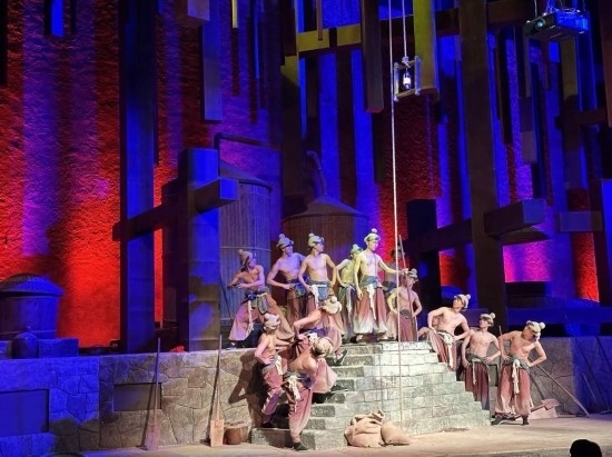 《天釀》演出場景。本報記者劉書文攝