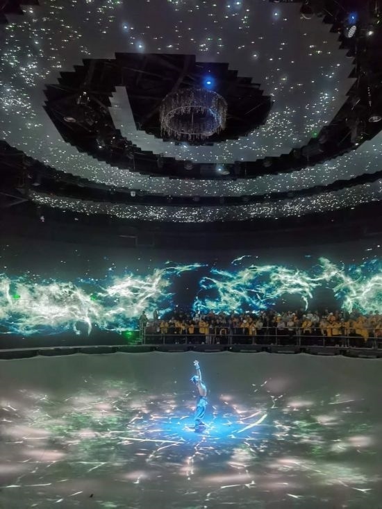 《天釀》演出場景。本報記者常雯宜攝