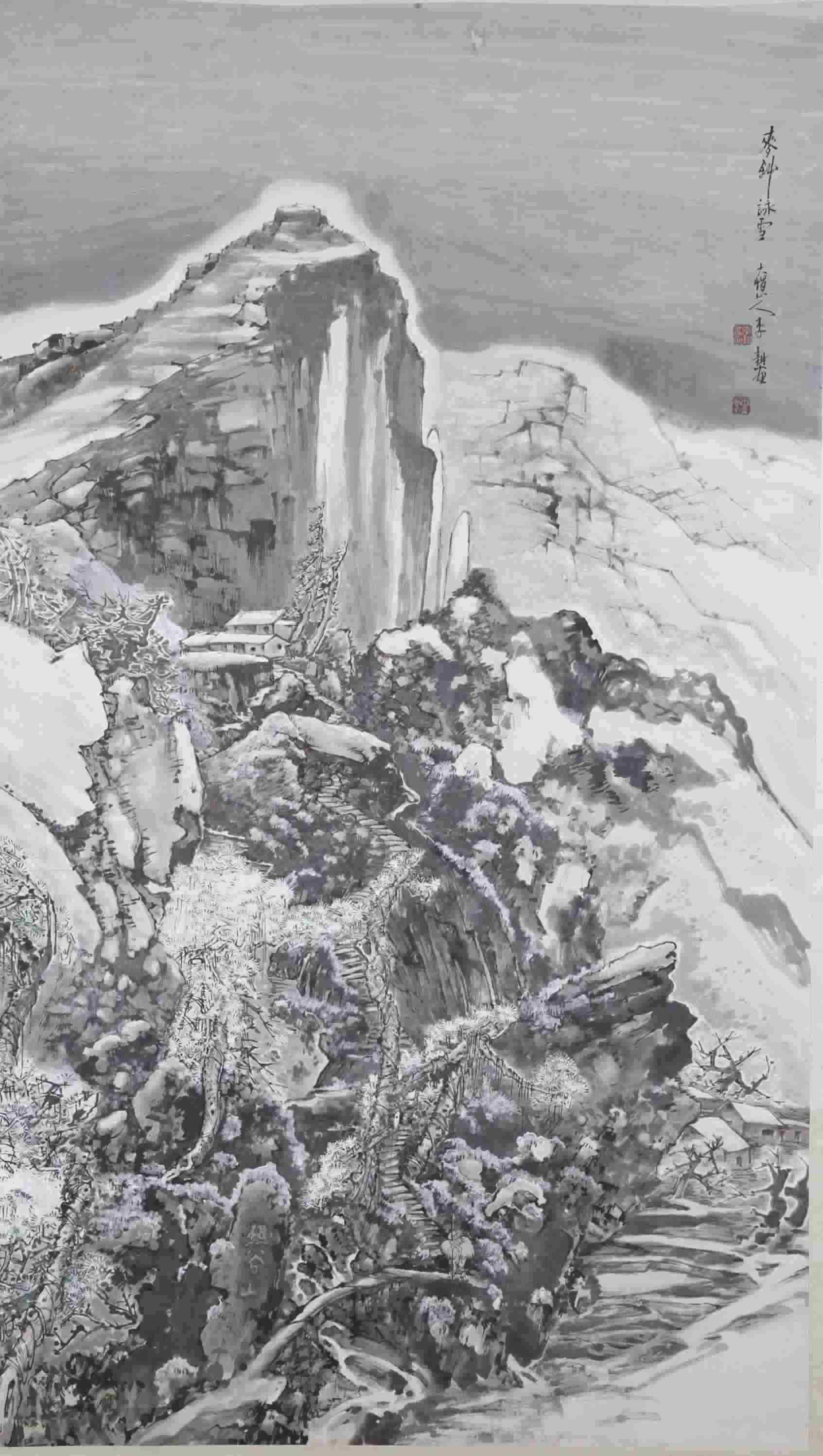 李耕畫作。(仙游縣博物館供圖)