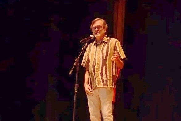 累西腓市政府代表、文化局長梅洛在活動中致辭。中國駐累西腓總領(lǐng)館供圖