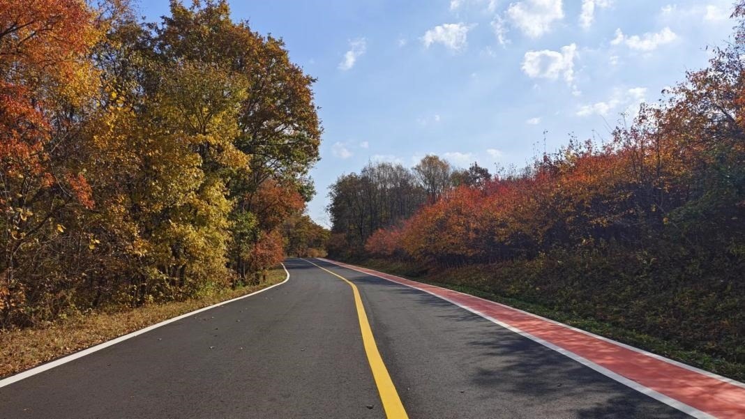 九臺(tái)區(qū)圍繞紅色文化、冰雪資源、特色民宿，進(jìn)一步完善道路功能。九臺(tái)區(qū)委宣傳部供圖