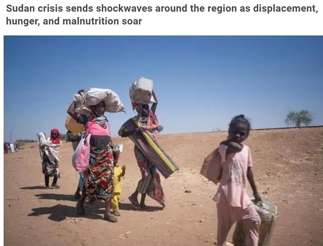 糧食危機(jī)、營(yíng)養(yǎng)不良、霍亂 蘇丹人道主義危機(jī)嚴(yán)重