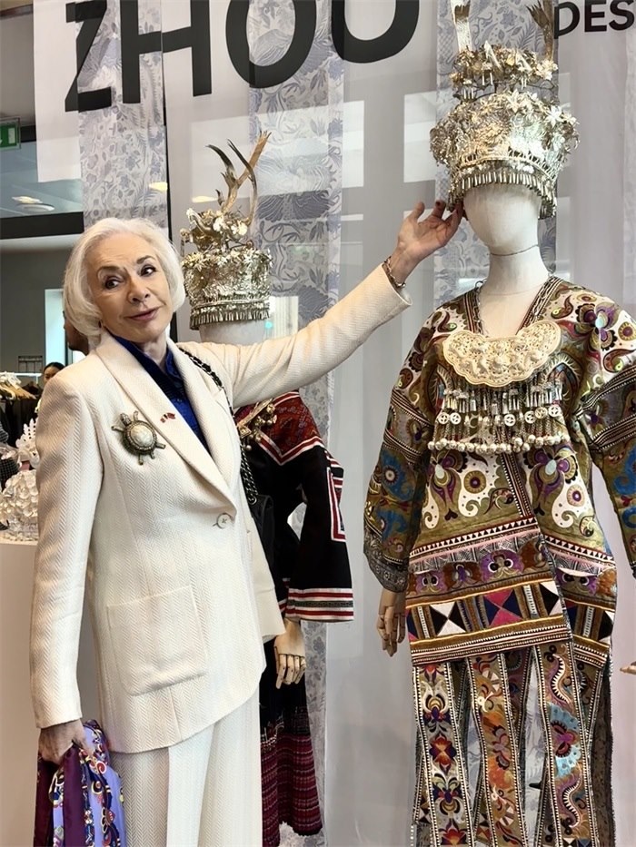 法國友人參加2024多彩貴州文化和旅游推廣周活動。主辦方供圖