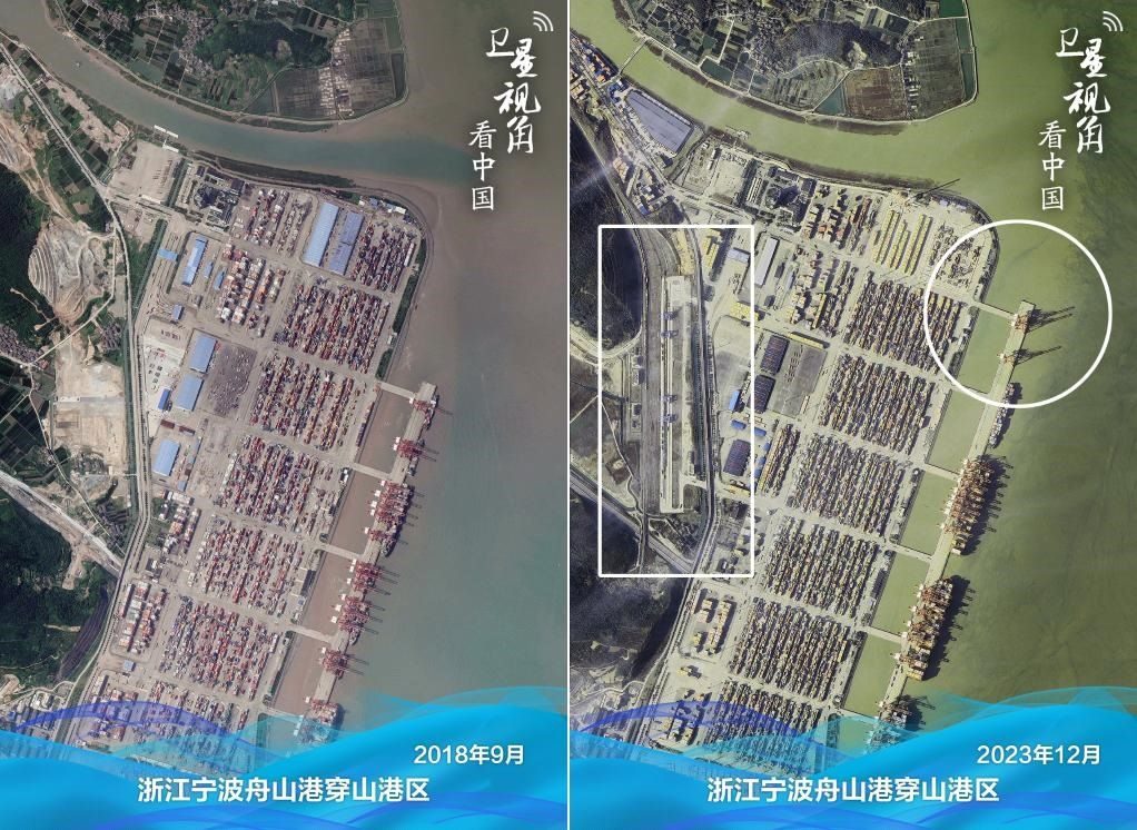 浙江寧波舟山港穿山港區(qū)新建1個(gè)泊位及鐵路穿山港站。