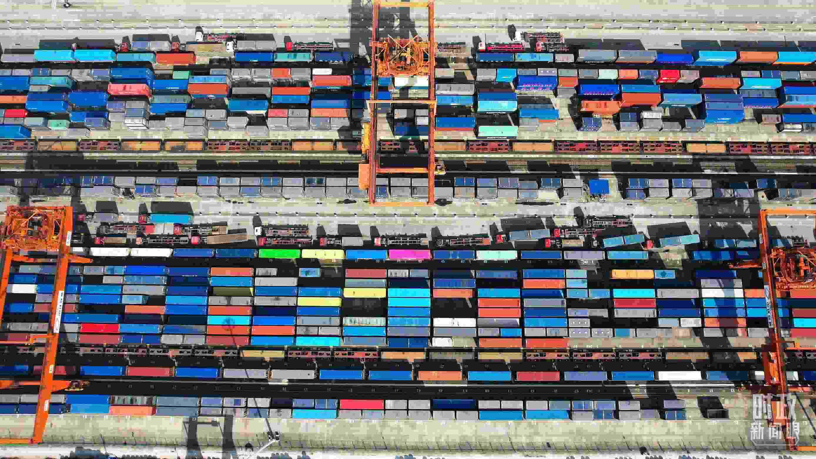 △重慶國(guó)際物流樞紐園區(qū)。（總臺(tái)記者楊洋拍攝）