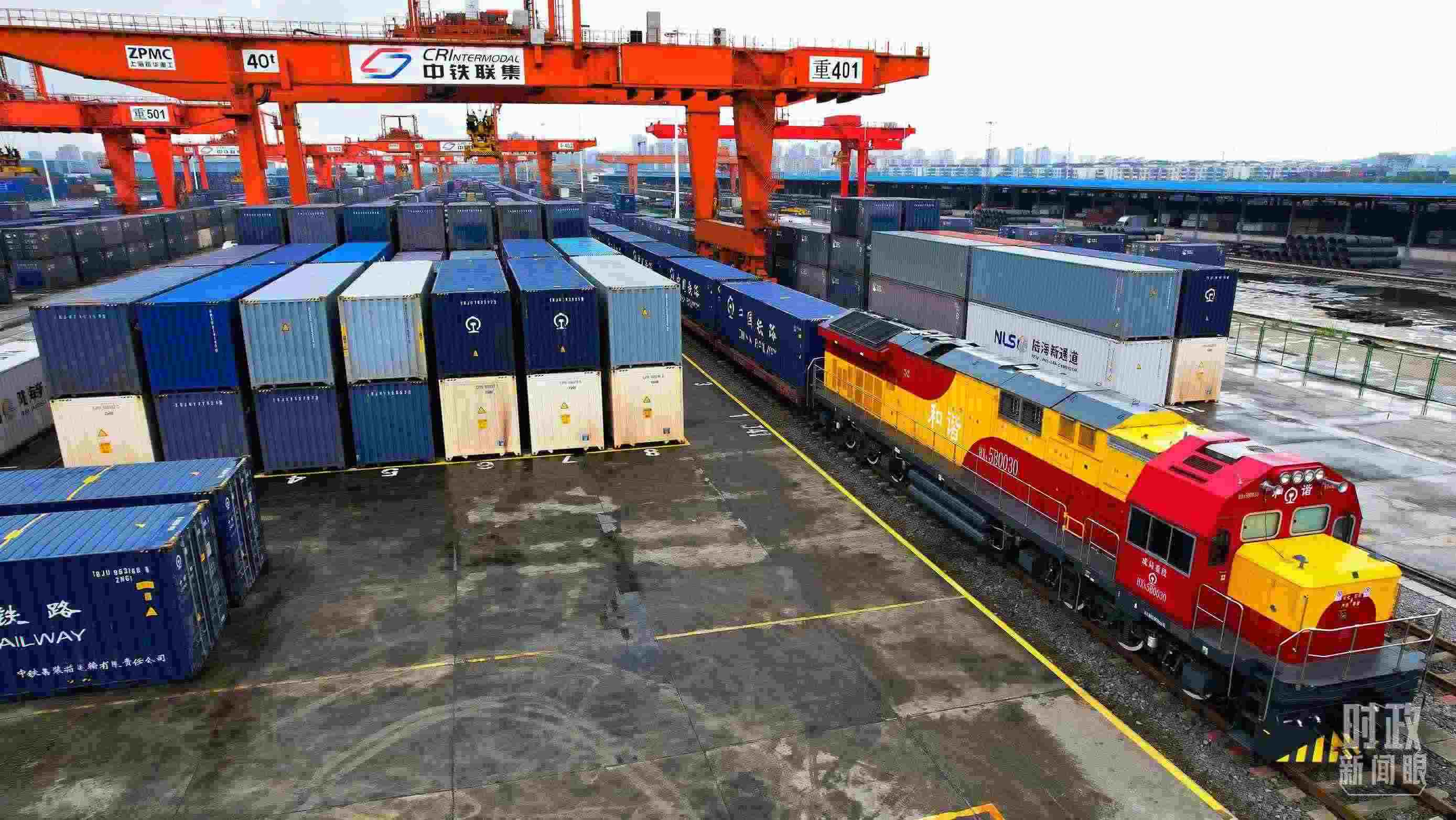 △重慶國際物流樞紐園區(qū)。（總臺記者劉雨拍攝）