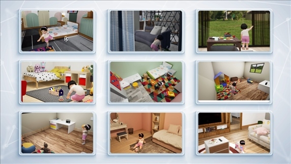 通用智能人“通通”可以自主應對多變的場景。受訪者供圖