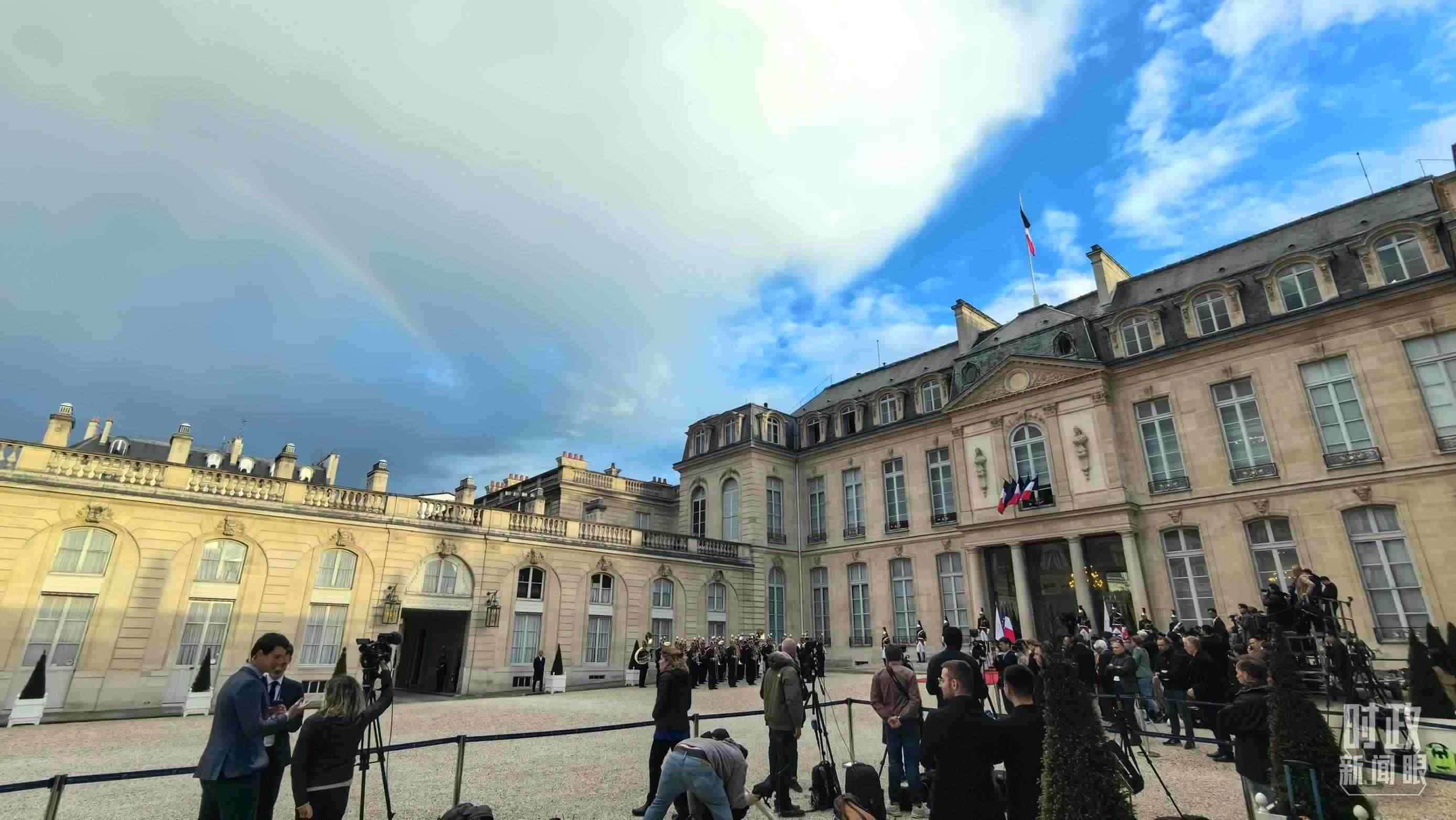 △愛麗舍宮。（總臺央視記者馬超拍攝）