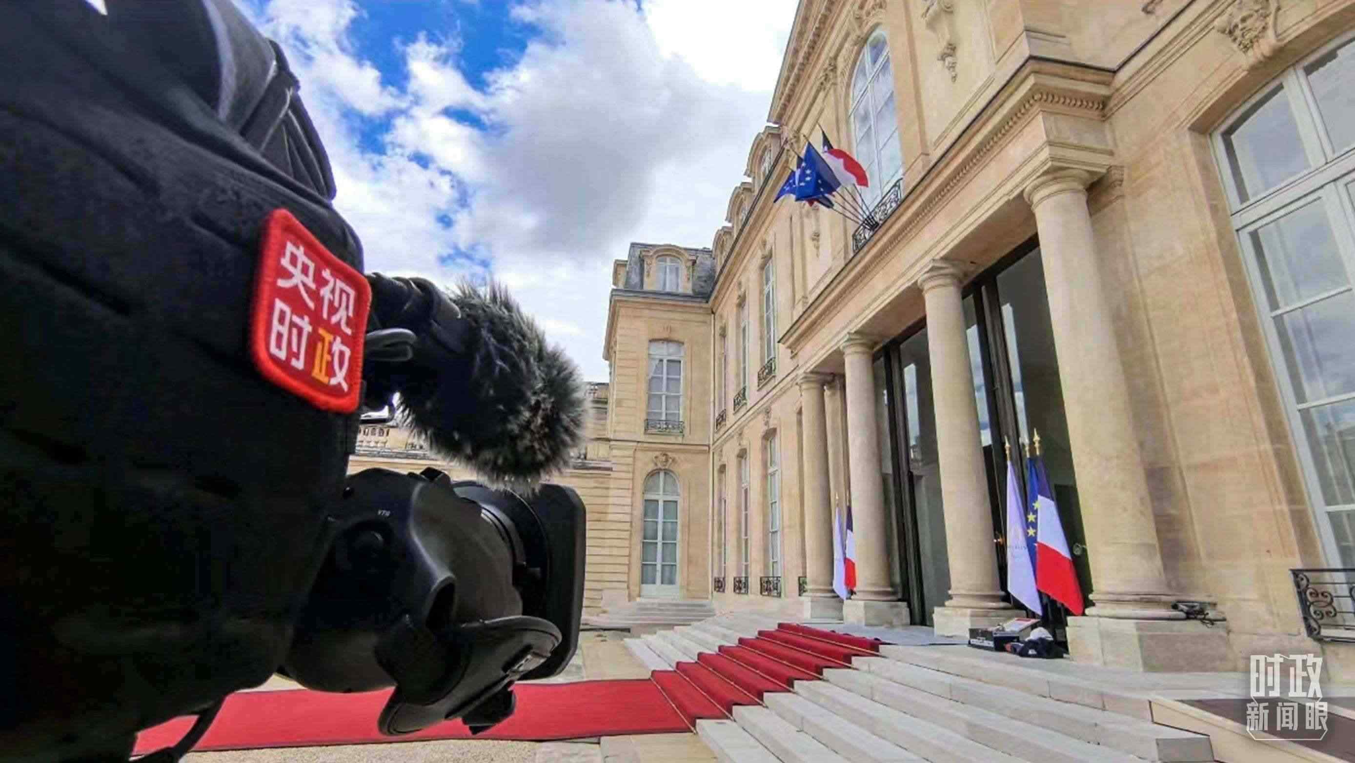 △愛麗舍宮。（總臺央視記者陸泓宇拍攝）