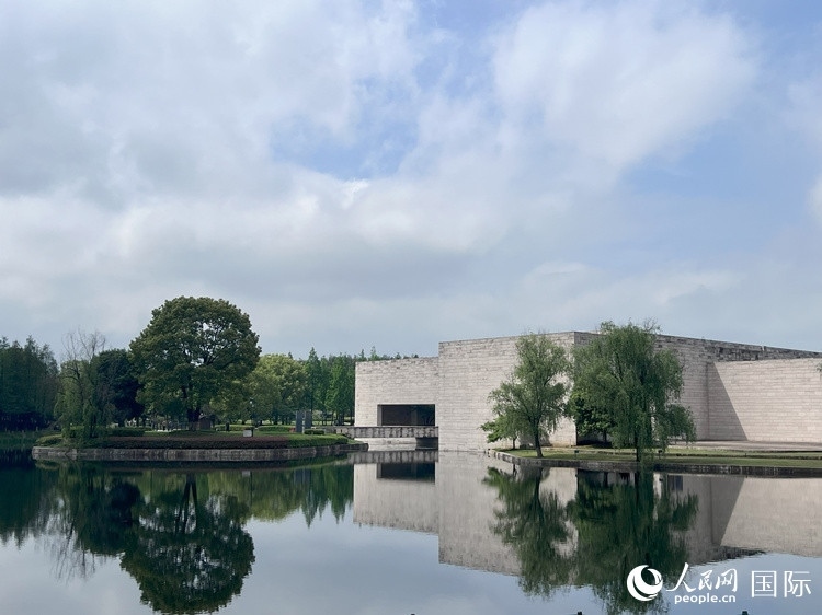 良渚博物院外觀。人民網(wǎng)記者 崔越攝