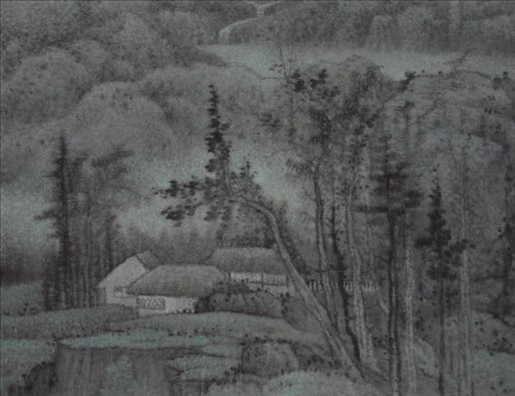 王秦生畫作《晨寂》。主辦方供圖