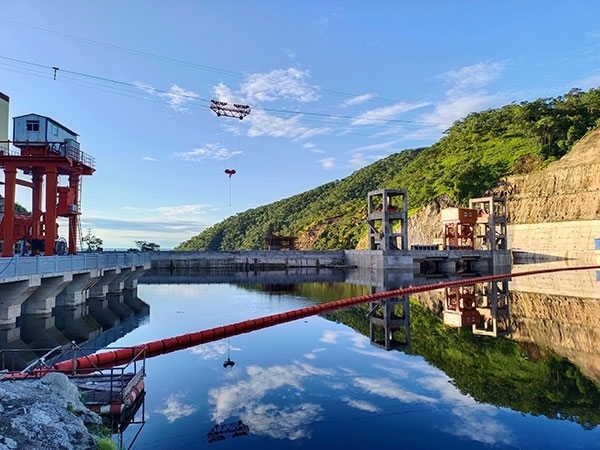 剛果（金）布桑加水電站水庫。中鐵資源集團供圖