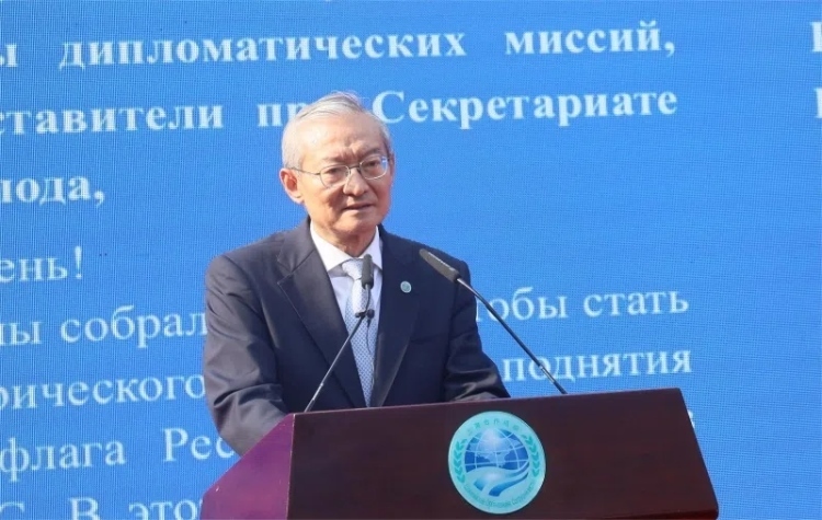 上合組織秘書長張明出席活動并致辭。主辦方供圖