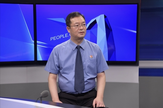 福建省泉州市人民檢察院檢察長(zhǎng)施建清。人民網(wǎng)記者 王曉嘯攝