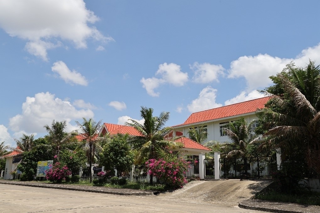 西哈努克省中柬友誼理工學(xué)院。西港特區(qū)公司供圖