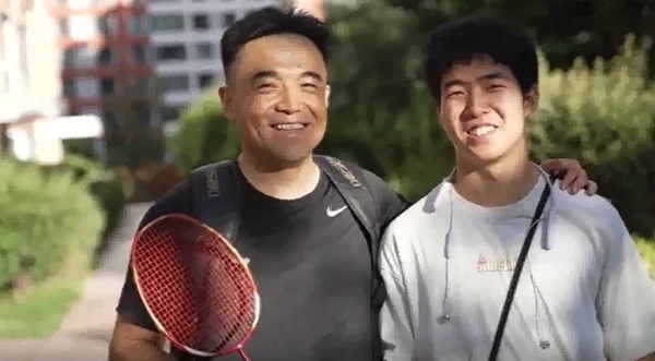 劉建波、劉傲寒父子。北航供圖