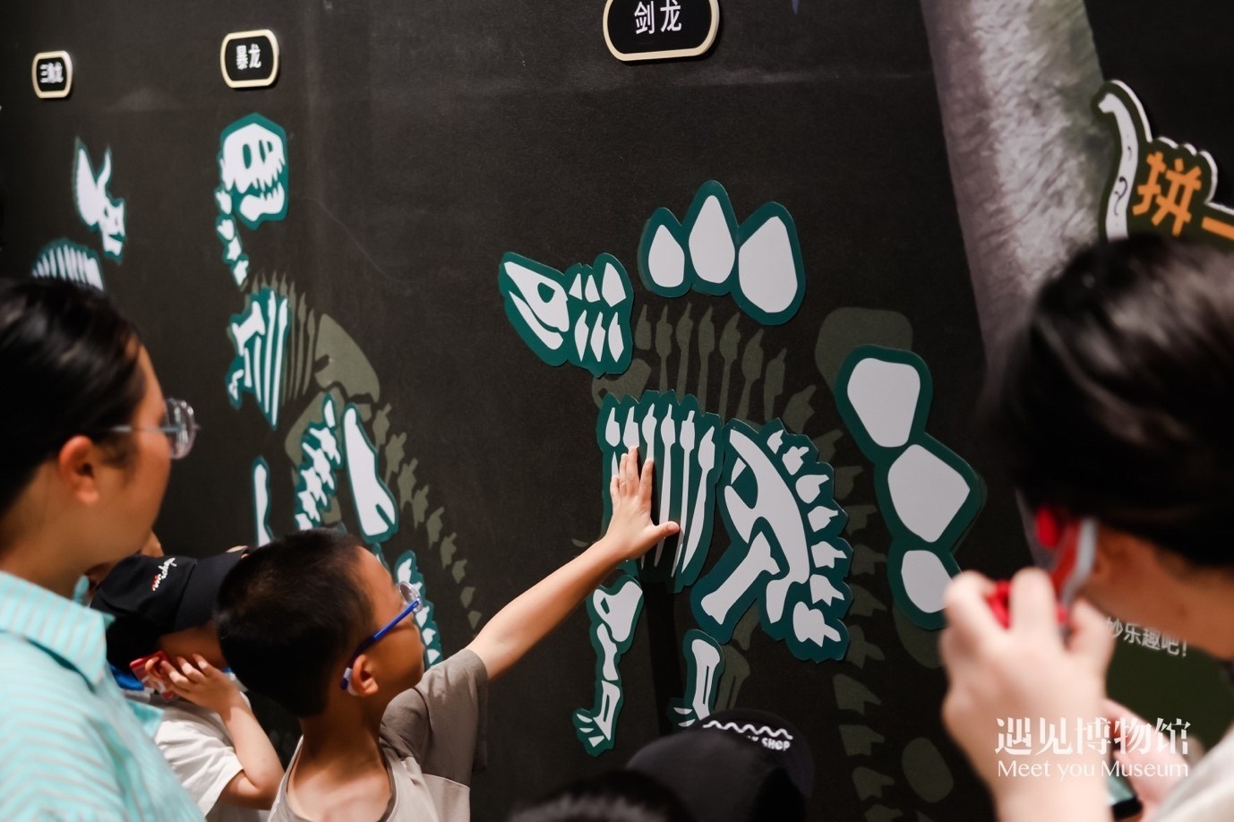 5. “2億年的地球記憶——恐龍化石特展”互動區(qū)域。遇見博物館供圖