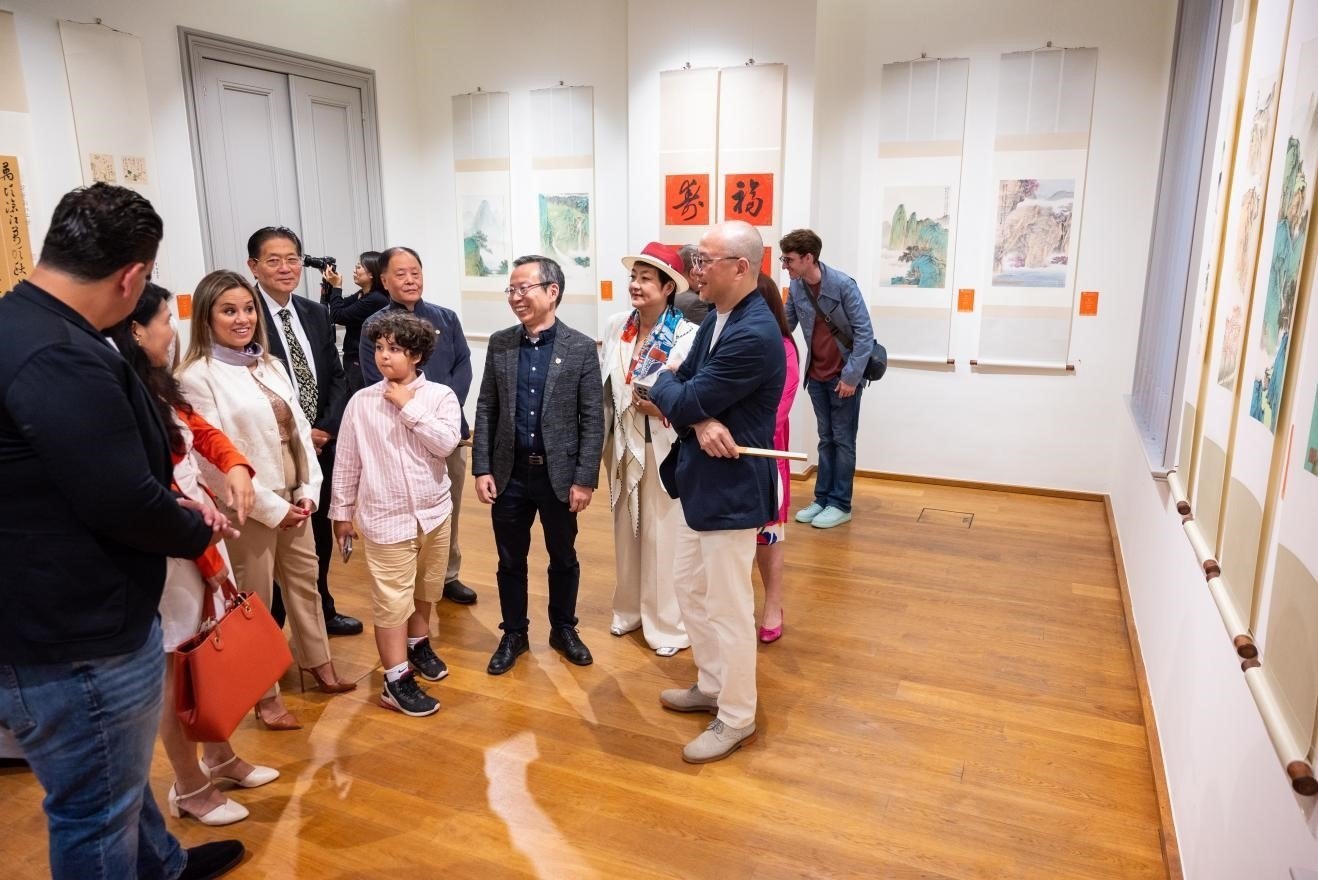 圖為展覽現(xiàn)場(chǎng)。布魯塞爾中國文化中心供圖