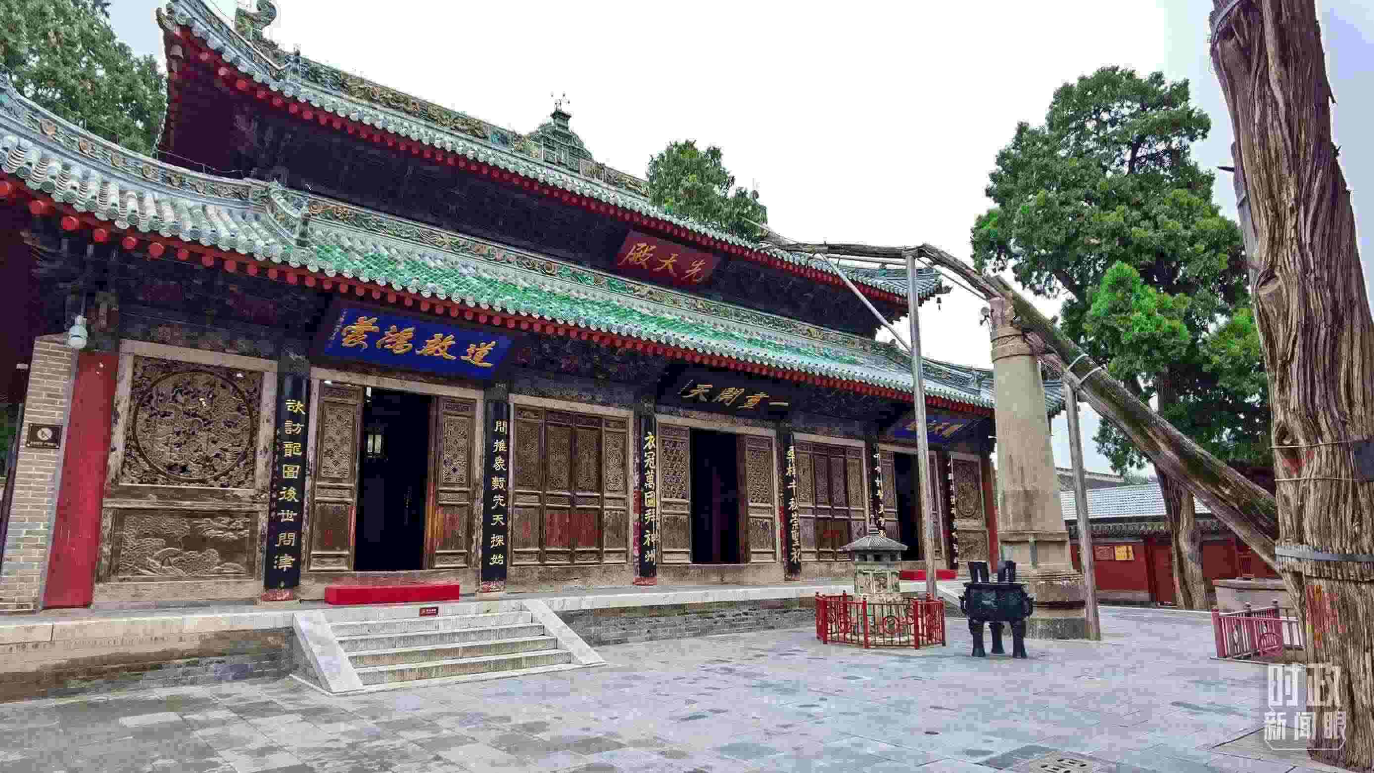 △ 伏羲廟。（總臺央視記者郭鴻拍攝）