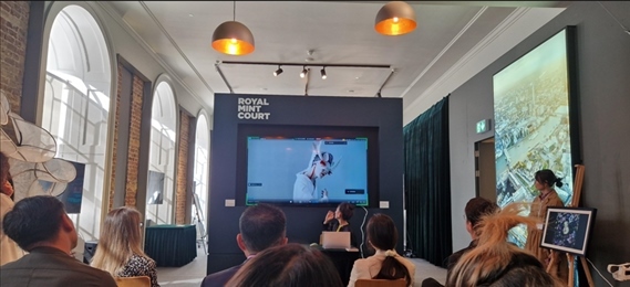 中英青年數(shù)字創(chuàng)意產(chǎn)學(xué)交流會現(xiàn)場。逸麟 攝