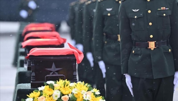 2023年11月，第十批在韓中國(guó)人民志愿軍烈士遺骸回到祖國(guó)