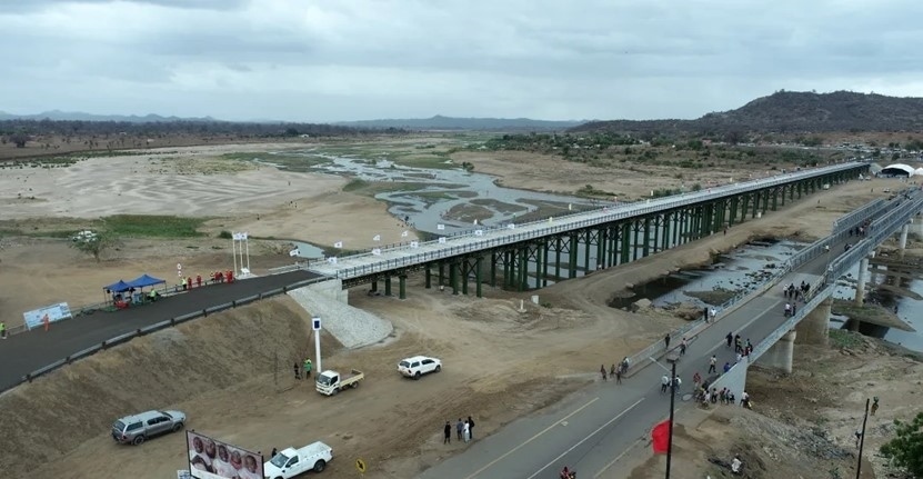 大橋全景。中交二公局第二工程有限公司供圖
