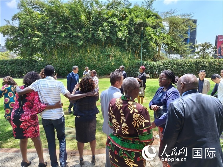 與會嘉賓在交流。陳哲攝