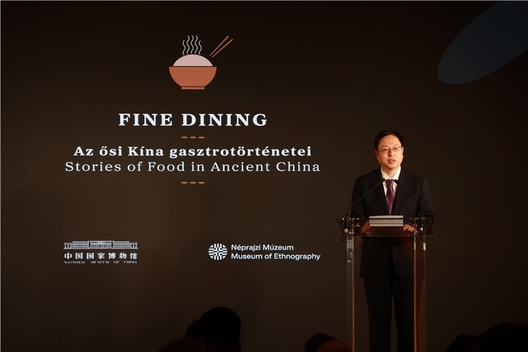中國國家博物館副館長楊帆致辭。圖片由中國駐匈牙利大使館提供。