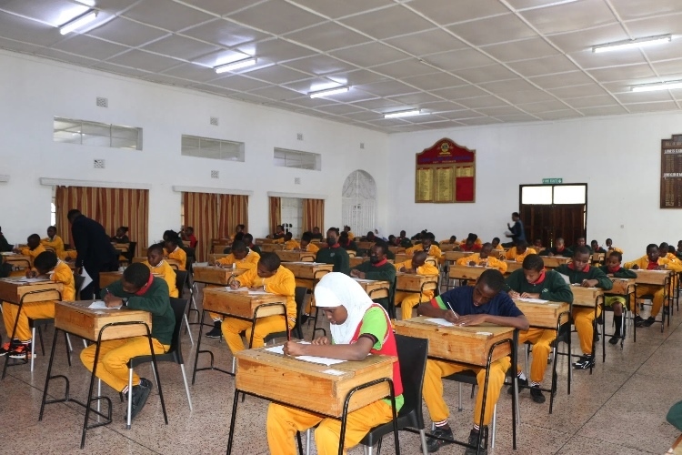 考場現(xiàn)場。埃格頓大學(xué)孔子學(xué)院供圖