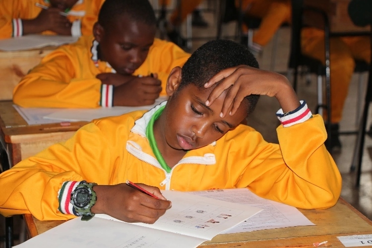 考場現(xiàn)場。埃格頓大學(xué)孔子學(xué)院供圖