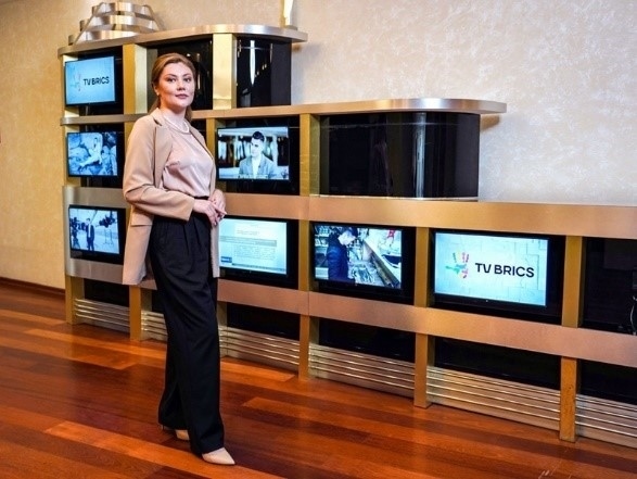 俄羅斯金磚電視臺(tái)臺(tái)長(zhǎng)然娜·托爾斯季科娃 被訪者供圖