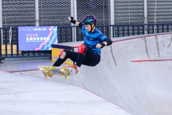 陳燁在比賽中。賽事組委會供圖