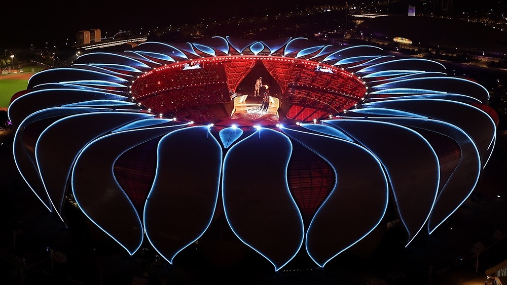 2023年9月23日，第19屆亞洲運(yùn)動(dòng)會(huì)開幕式上，最后一棒火炬手汪順和“數(shù)字火炬手”在開幕式上點(diǎn)燃主火炬。