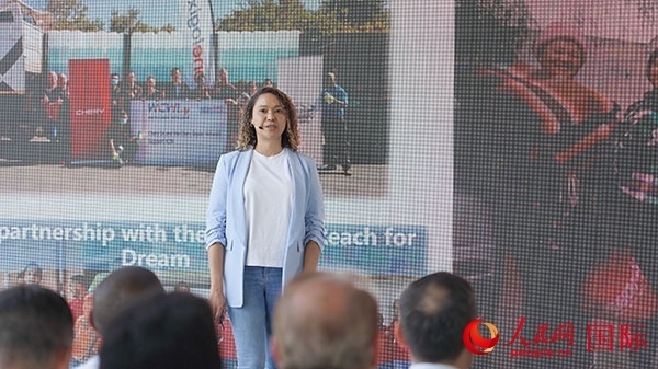 奇瑞南非公司全國市場經(jīng)理維倫·彼得森發(fā)言。人民網(wǎng) 張茜攝