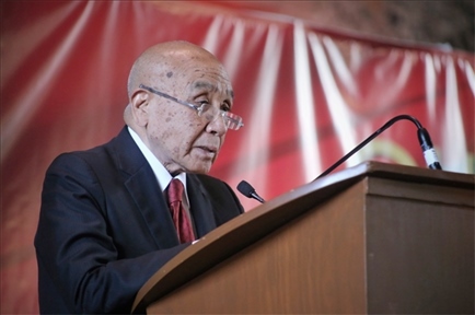 李子文致辭。主辦方供圖